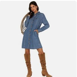 Vintage Blue Denim Dress